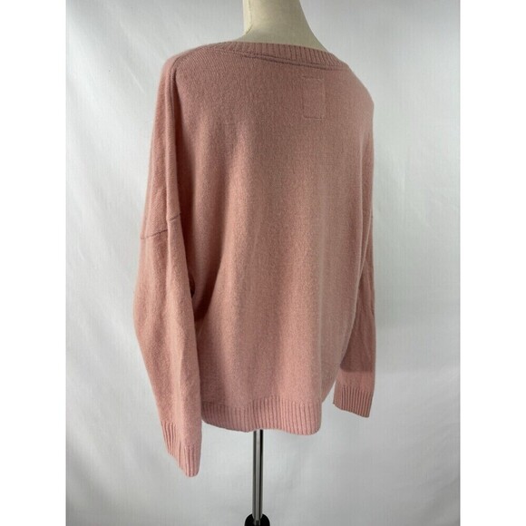 :ldb LDB Cachemire Nom Masc La Science Des Fils Cashmere Sweater Pink Large - Picture 2 of 8